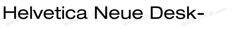 Helvetica Neue Desk字体转换